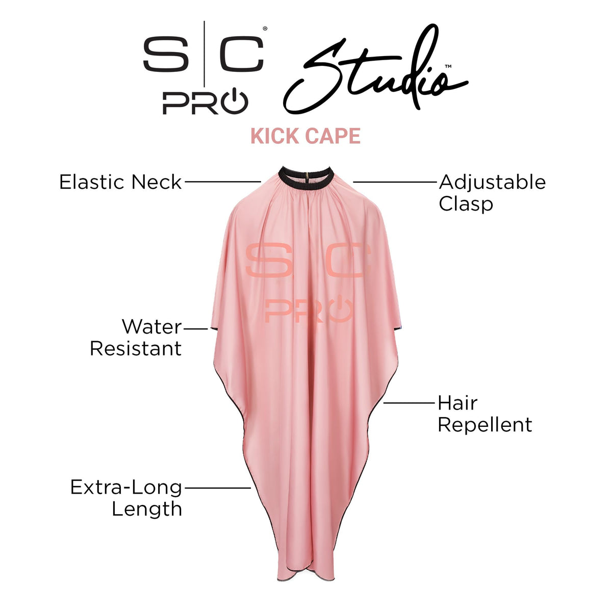 Stylecraft Kick Cover Barber Cape Water-Resistant Hair Cutting One Size