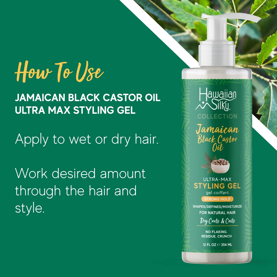Hawaiian Silky Jamaican Black Castor Oil Styling Gel
