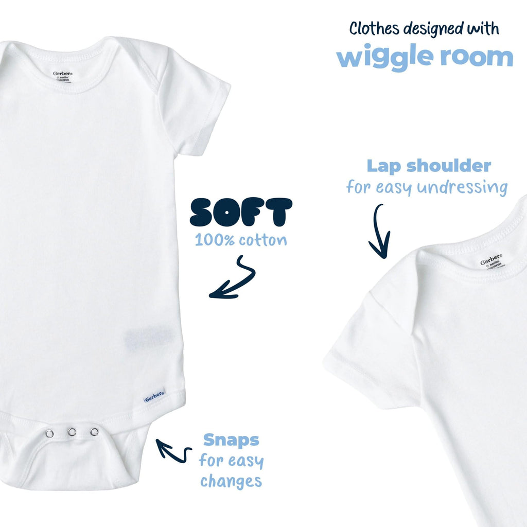 Gerber Baby Boys & Girls 8-Pack Short Sleeve Onesies Bodysuits
