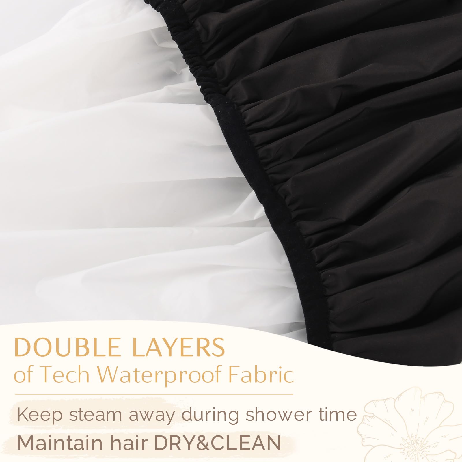 Yanibest Shower Cap – Waterproof Double Layer