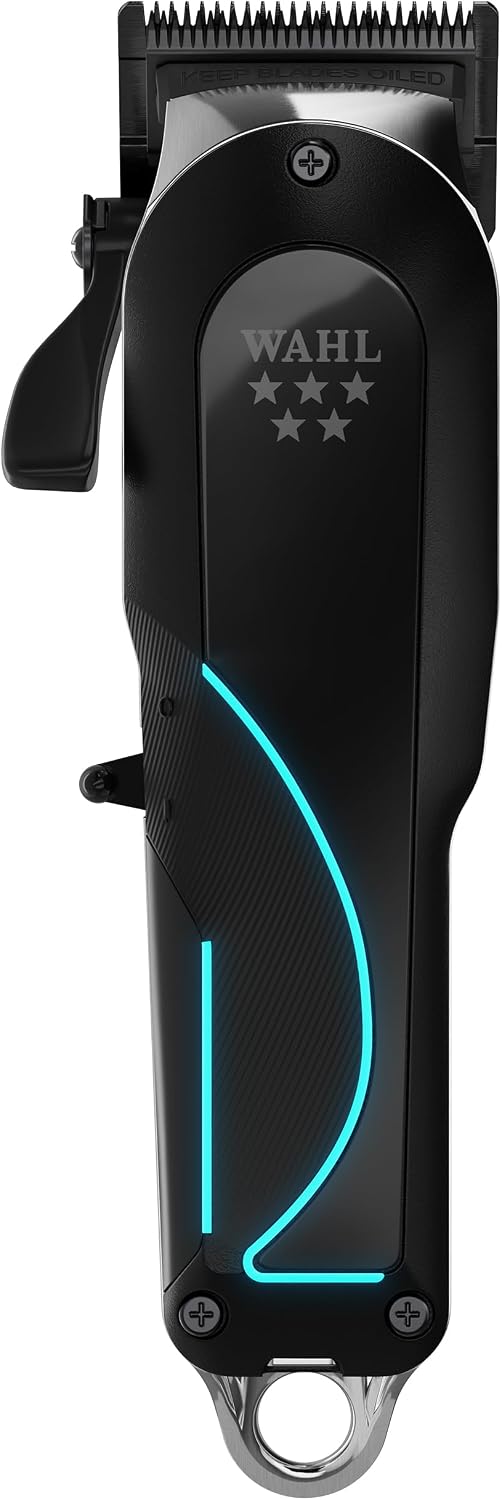 Wahl Professional Senior 2.0 Cordless Clipper, DLC Blade, Model 3027984 | 8000 RPM Brushless Motor with Adaptive Speed, 5-Click Taper Lever, 150 Min Runtime, Fast-Charging Single Power Station