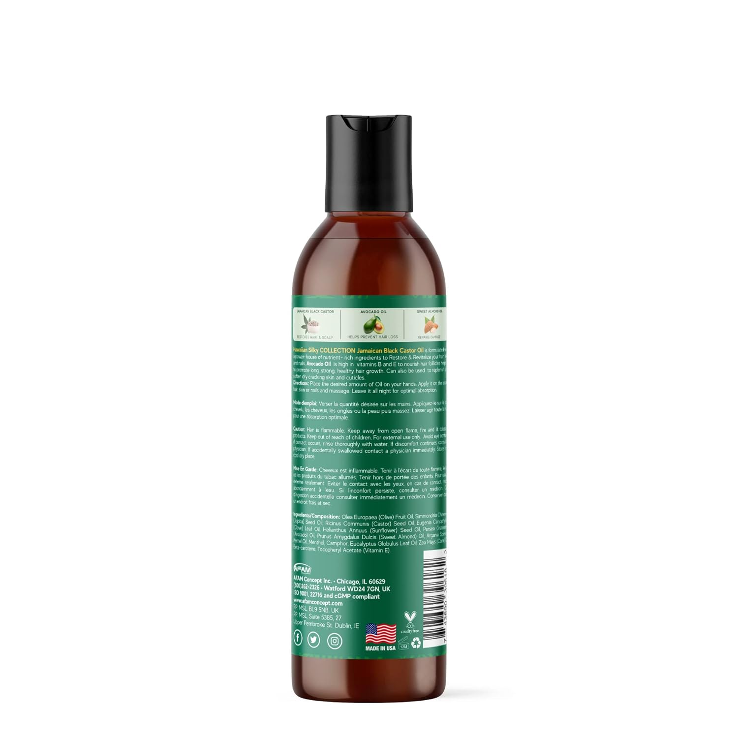 Hawaiian Silky Jamaican Black Castor & Avocado Oil