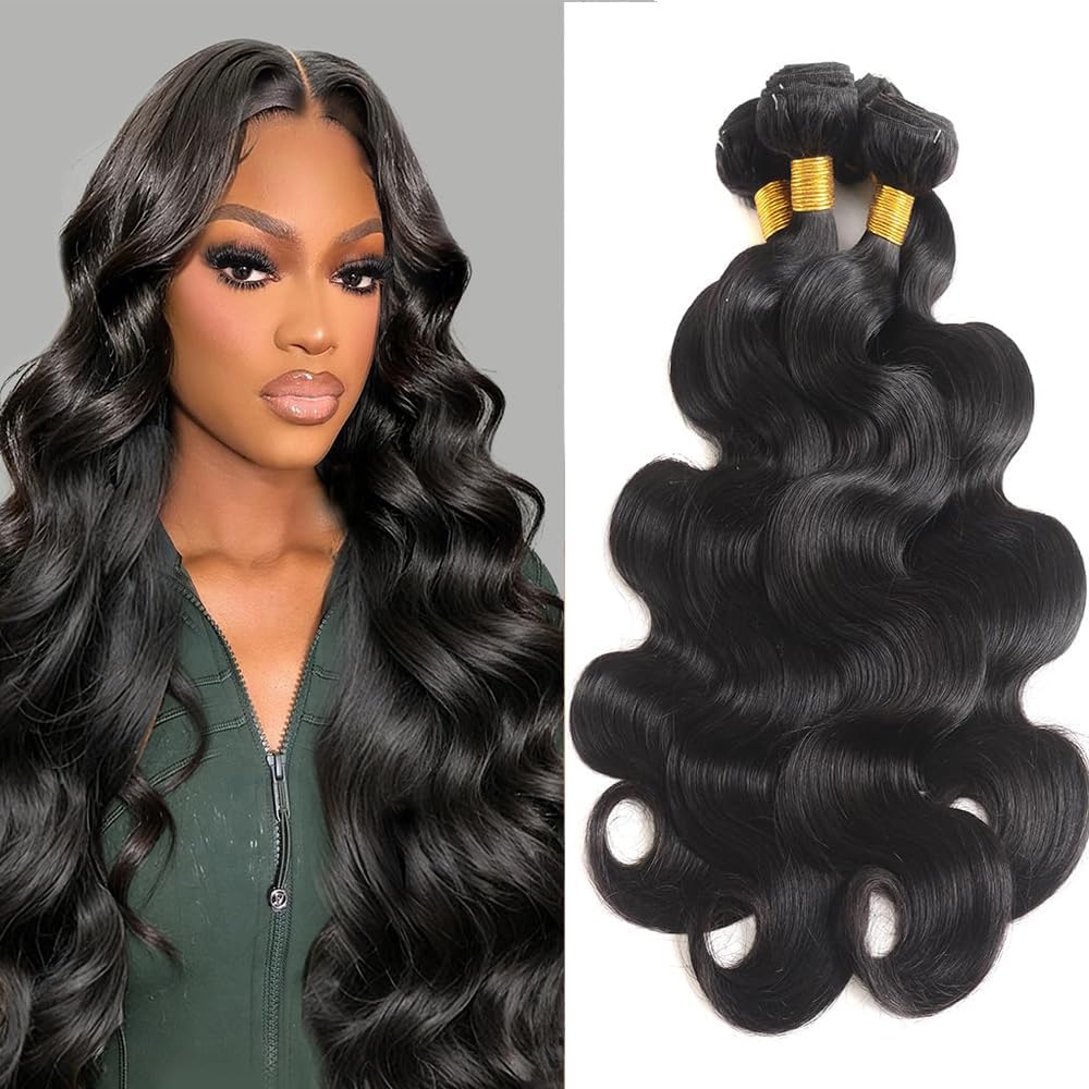 12A Brazilian Deep Wave Human Hair Bundles 18 20 22Inch 100% Unprocessed Brazilian Virgin Human Hair Weave 3Bundles Deep Wave Curly Hair Extensions