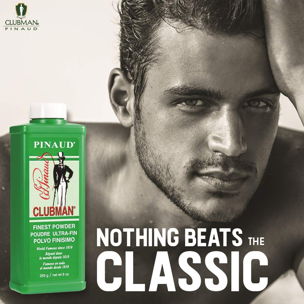 Clubman Pinaud Finest Powder, White, Skin Soothing, 4 oz