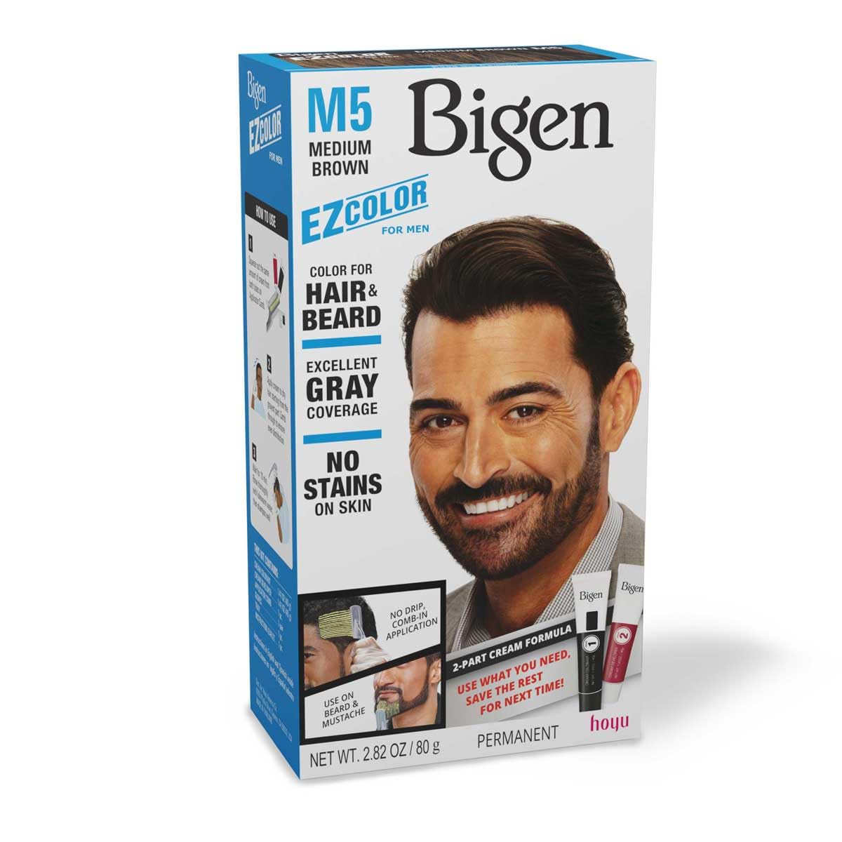 M1 Bigen EZ Color for Men Jet Black - 3 Pack
