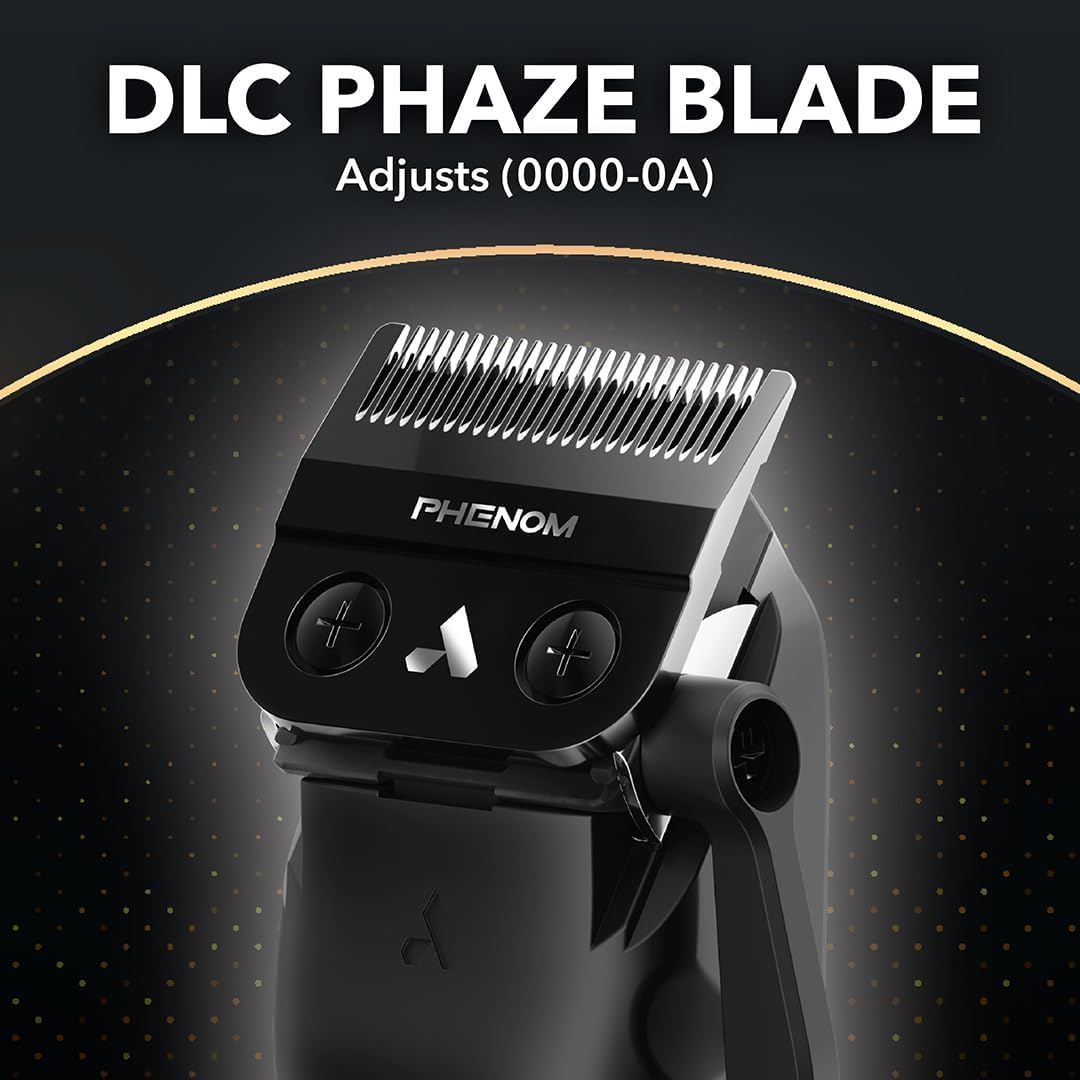 Andis 562312 Phenom Corded/Cordless Hair Clipper, Phaze Blade, Gold