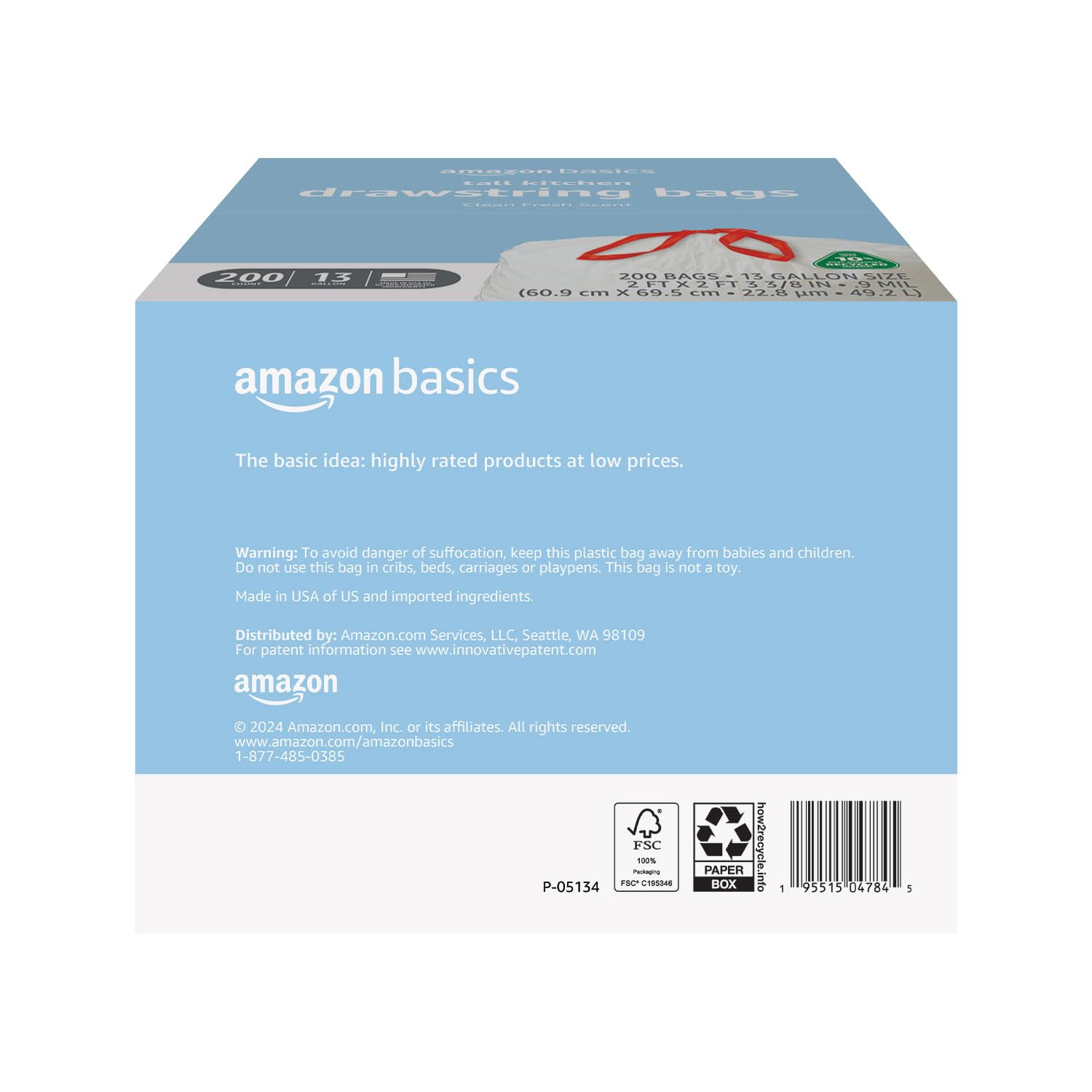 Amazon Basics Trash Bags