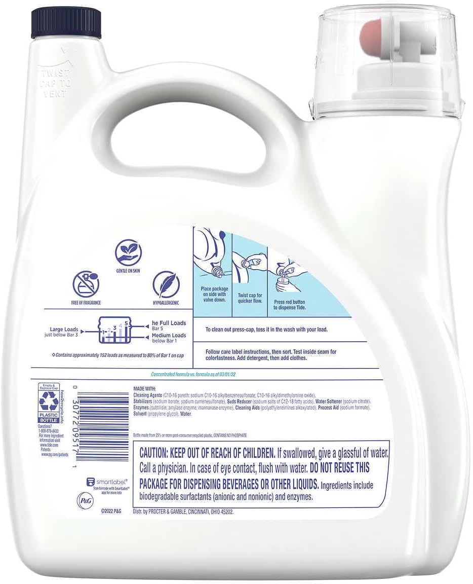 Tide Free & Gentle Laundry Detergent