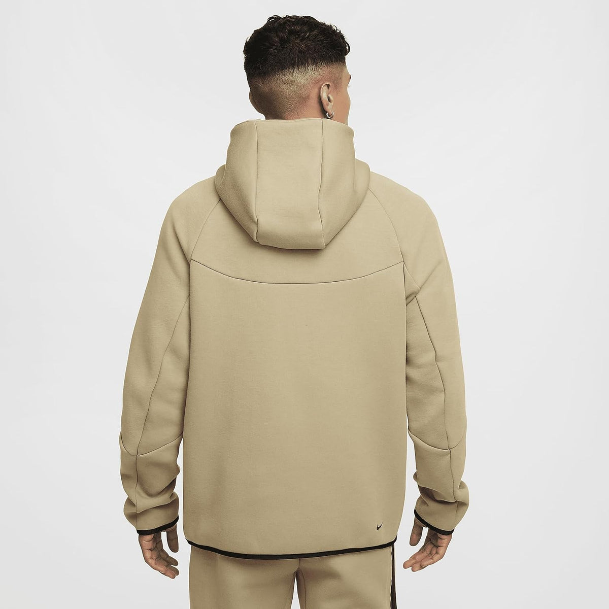 Nike Tech Men's Full-Zip Windrunner Hoodie (HV0949-277, Neutral Olive/Black) Size Medium