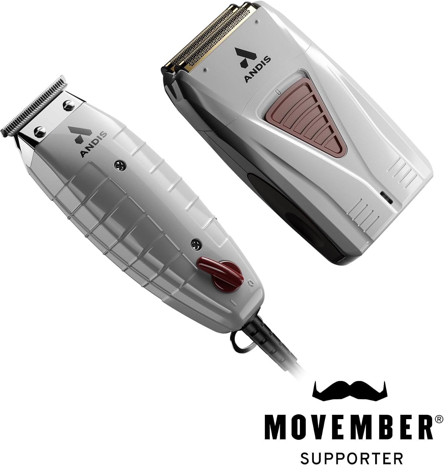 Andis 17270 T-Outliner Trimmer & Pro Foil Titanium Shaver Finishing Combo