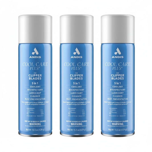 ANDIS Cool Care Plus Clipper Lubricating Spray 5-In-1 3 x CL-12750