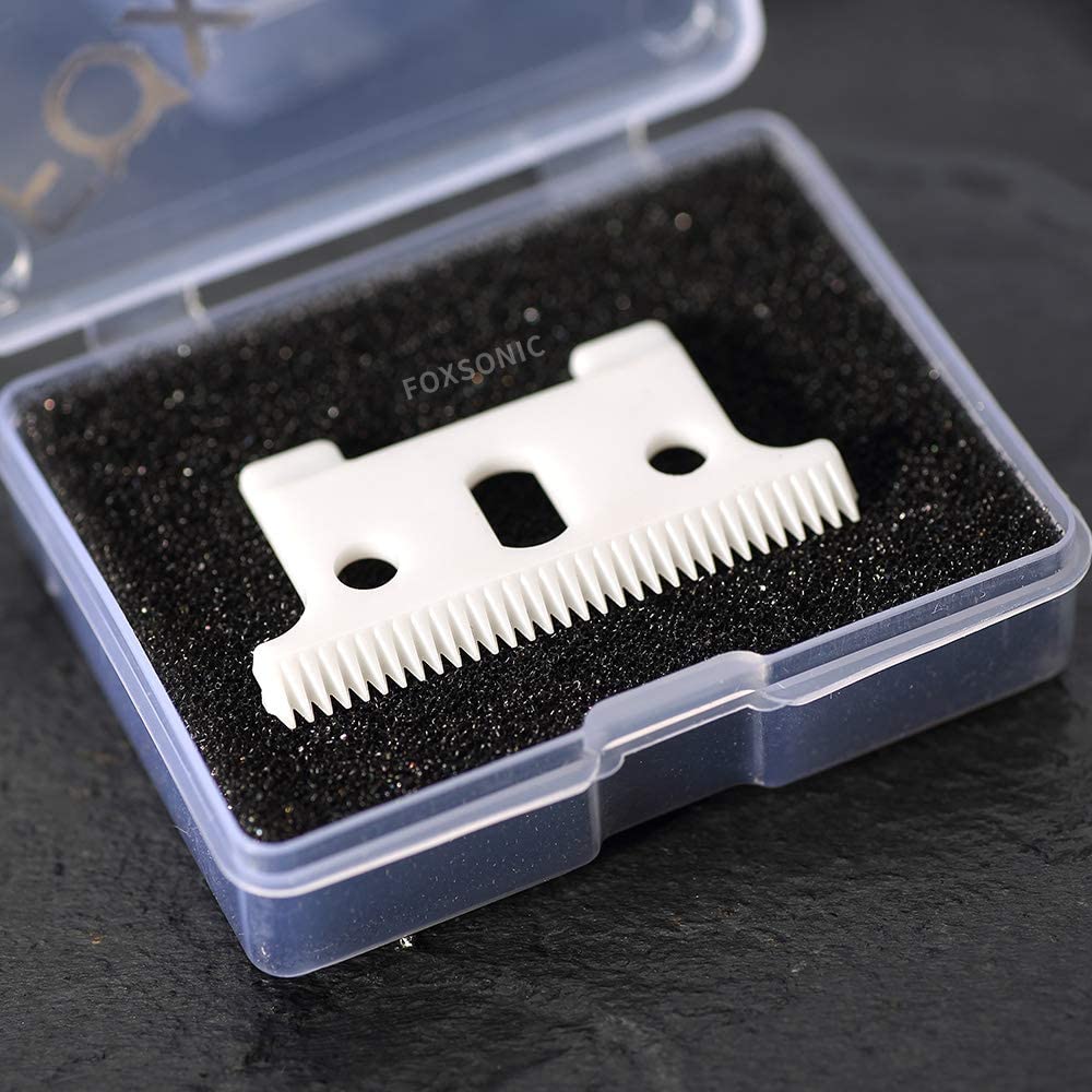 Professional 2-Hole Clipper Blades, Ceramic Replacement Blades for Wahl Senior Cordless Clipper