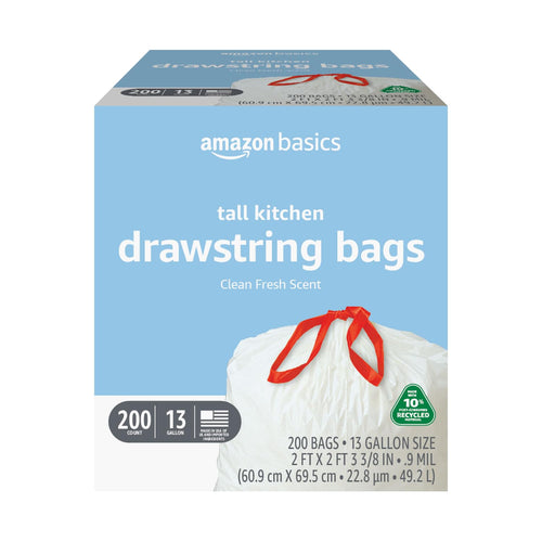 Amazon Basics Trash Bags – 80ct, 13 Gallon
