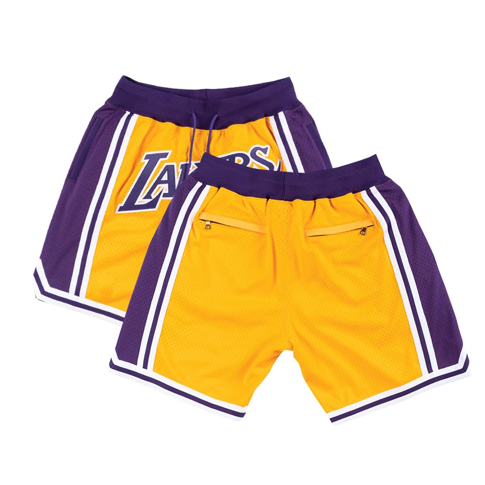 Mesh Basketball Shorts Drawstring Retro Casual Fashion Short with Pockets for Men Women