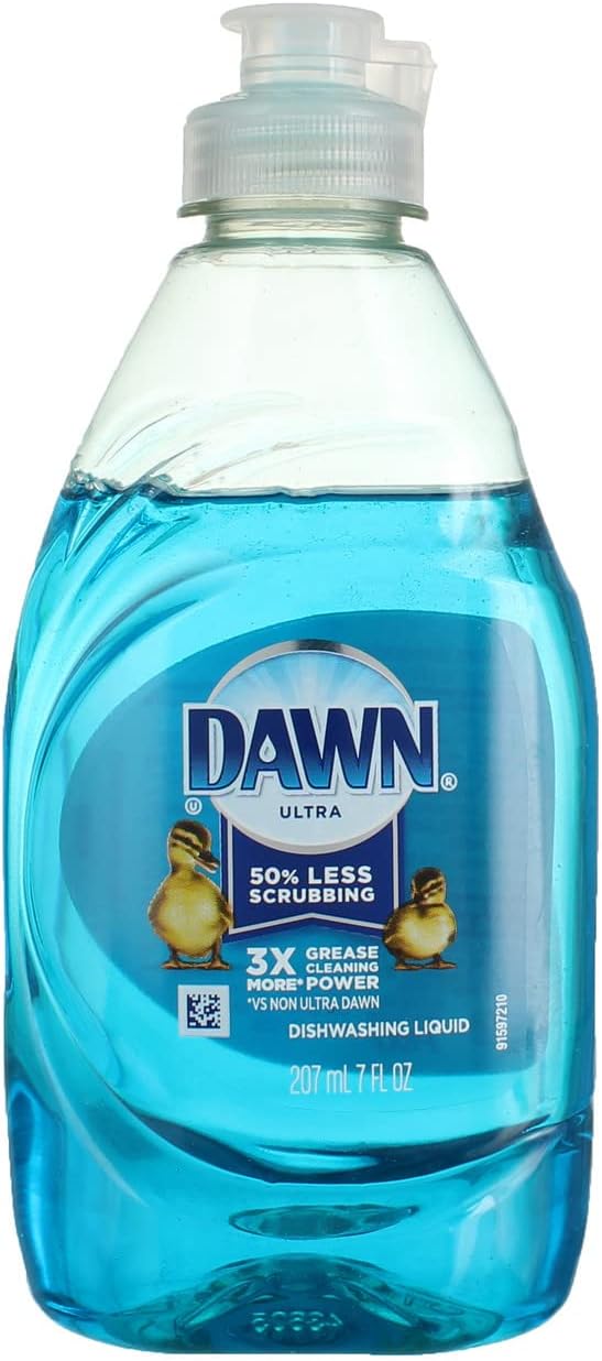 Dawn Ultra Dish Soap Refill Jug, Large Size Original Blue Liquid Dishwashing Detergent, Powerful Dish Soap for Grease, 51.5 oz