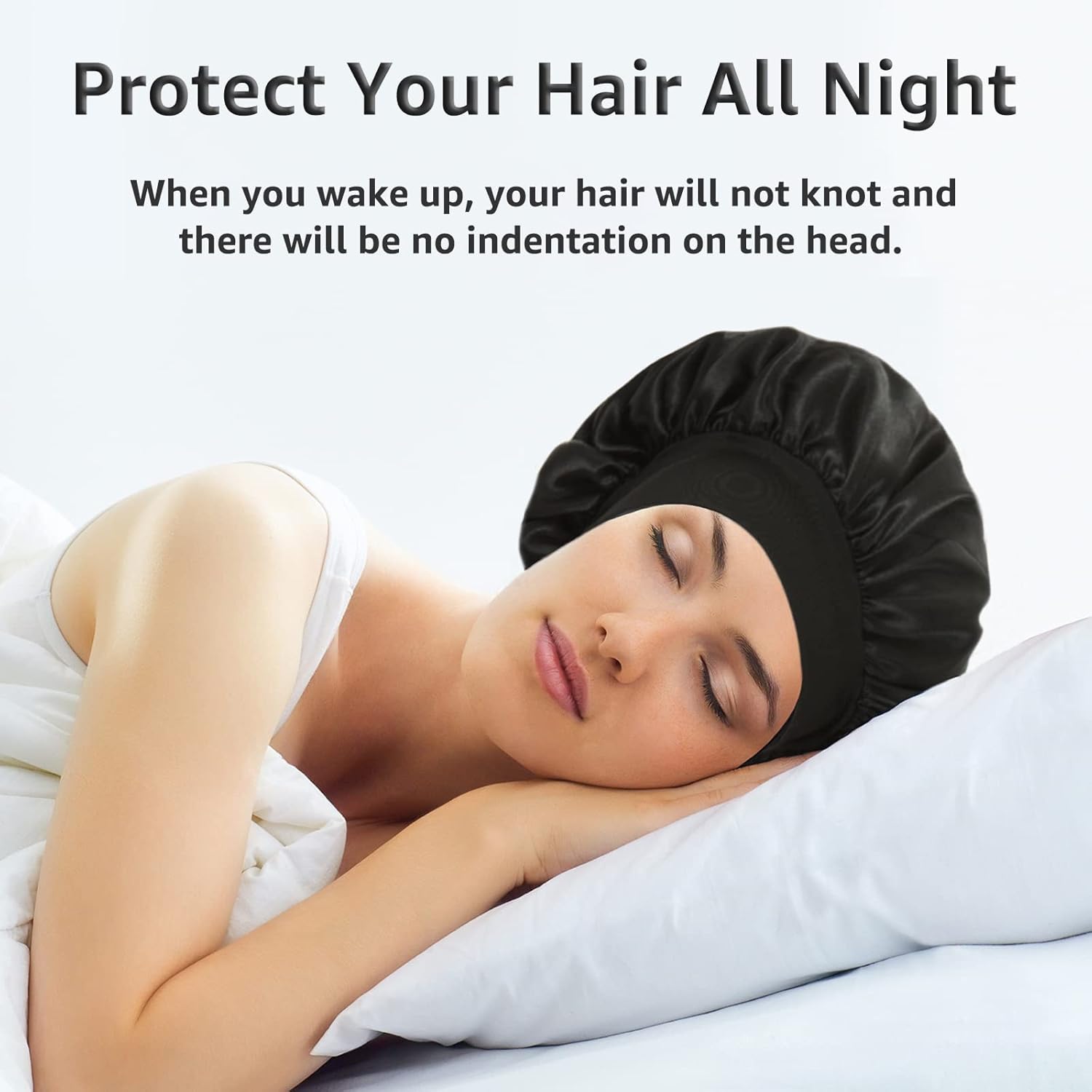 Satin Sleep Bonnets – 3-Pack