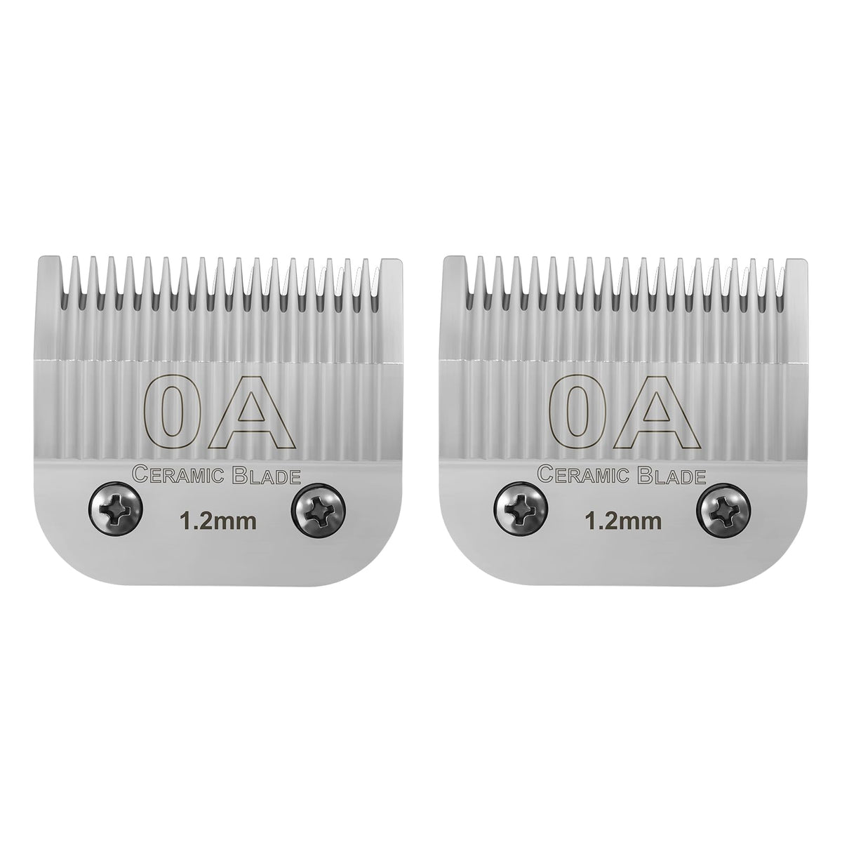 Detachable Ceramic Blade set compatible with Andis/Oster Classic 76 Clipper