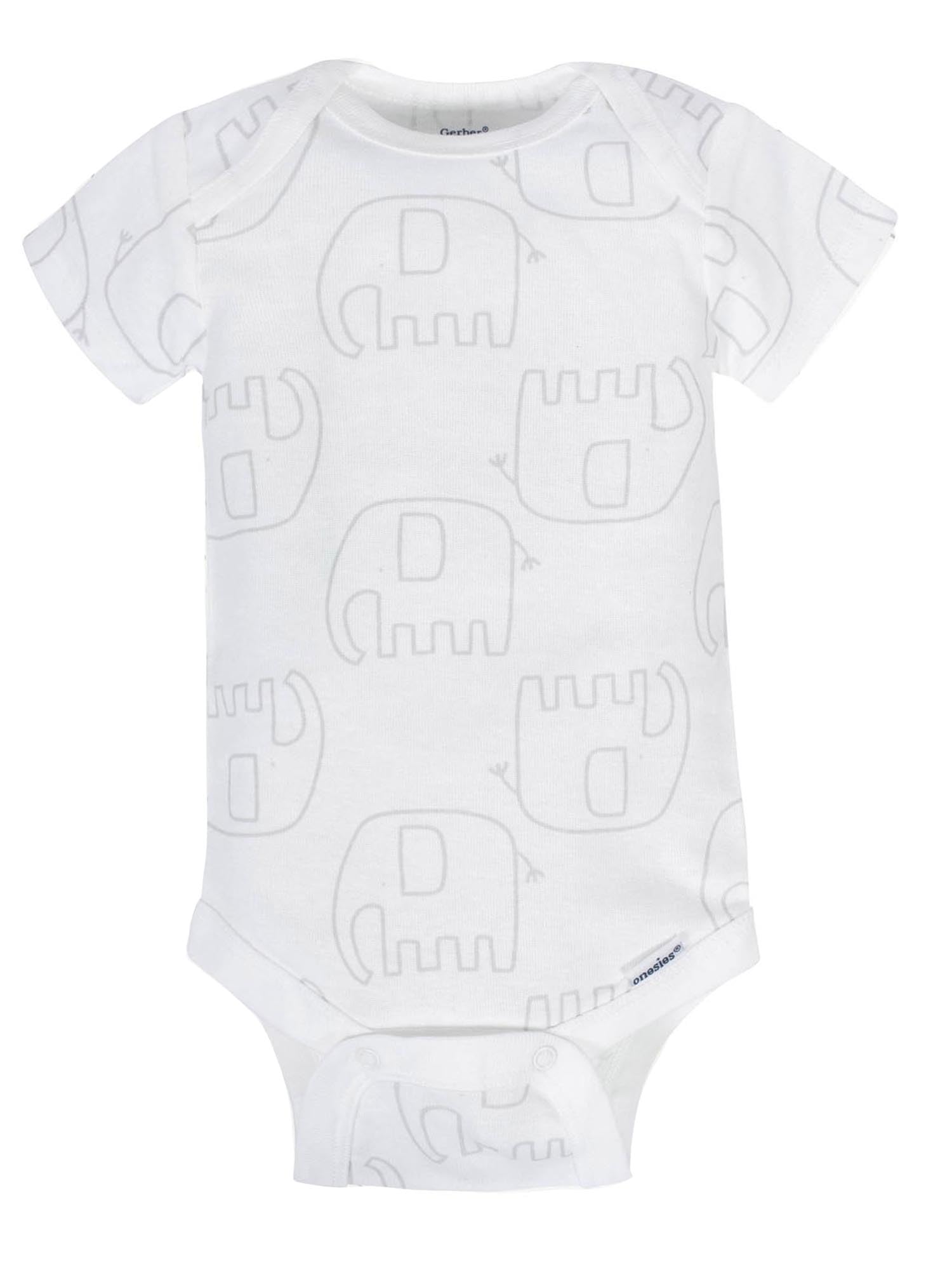 Gerber Baby Boys & Girls 8-Pack Short Sleeve Onesies Bodysuits