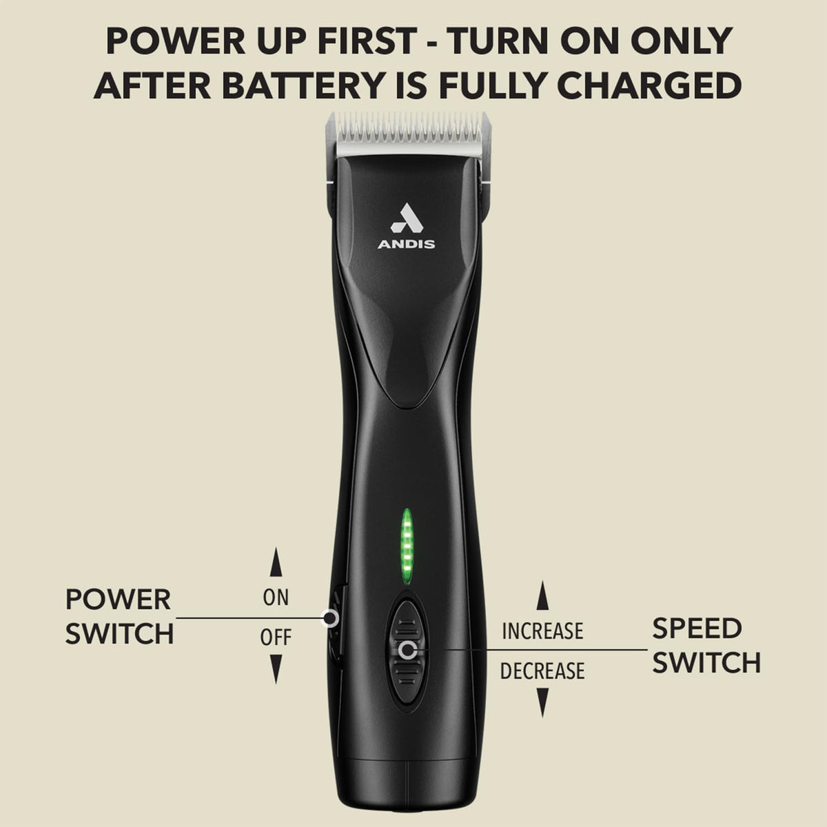 Andis 79170 Pulse Zr II 5-Speed Detachable Blade Clipper