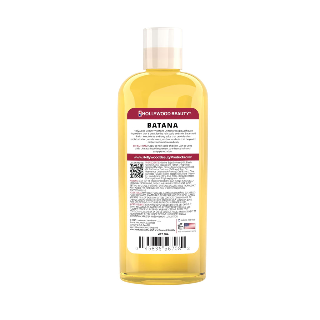 Hollywood Beauty Batana Oil, 2oz