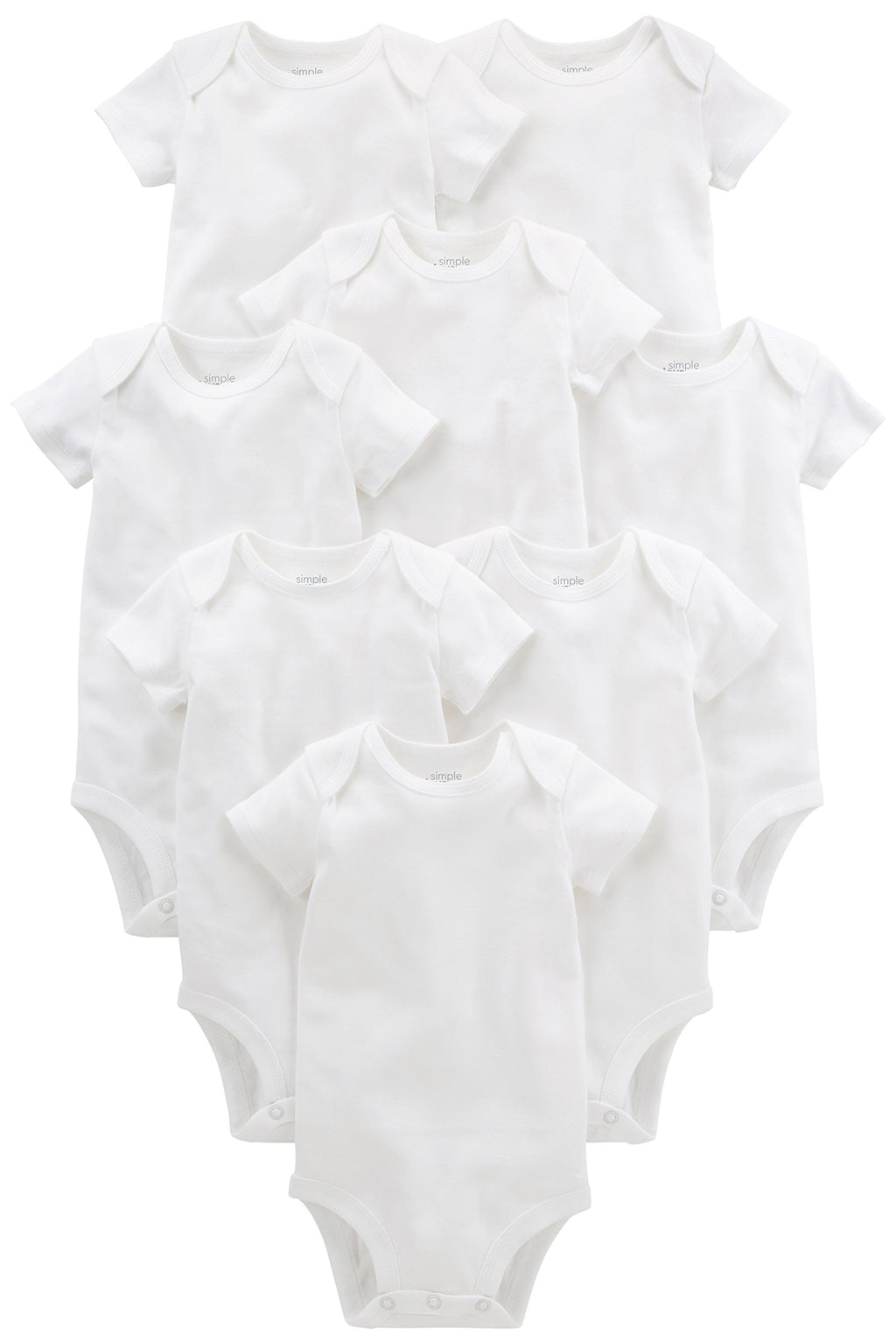 Simple Joys by Carter's Baby 8-Pack Short-Sleeve Bodysuit