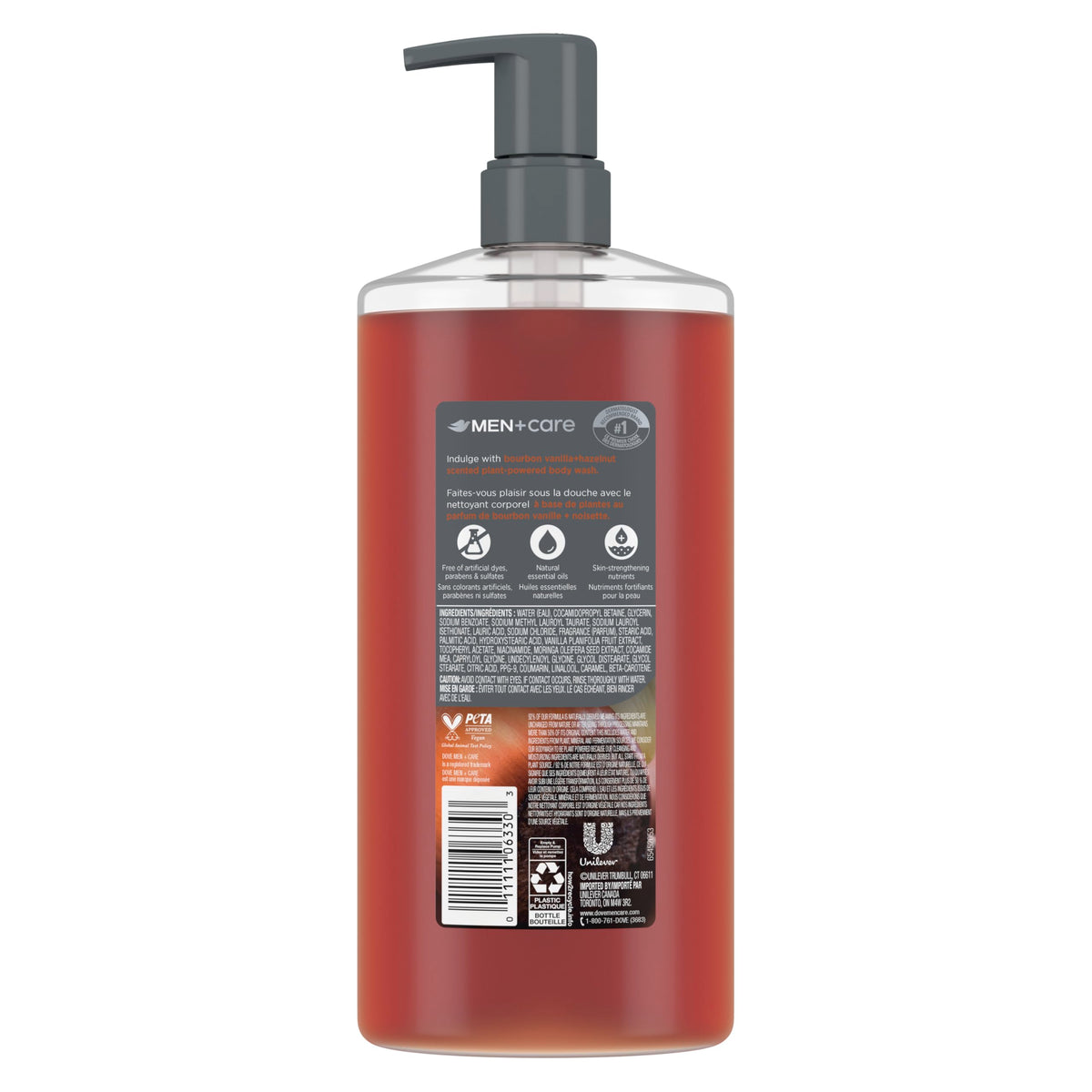 DOVE MEN Moisturizing Body Wash for Men, Eucalyptus + Cedar Oil, 26oz