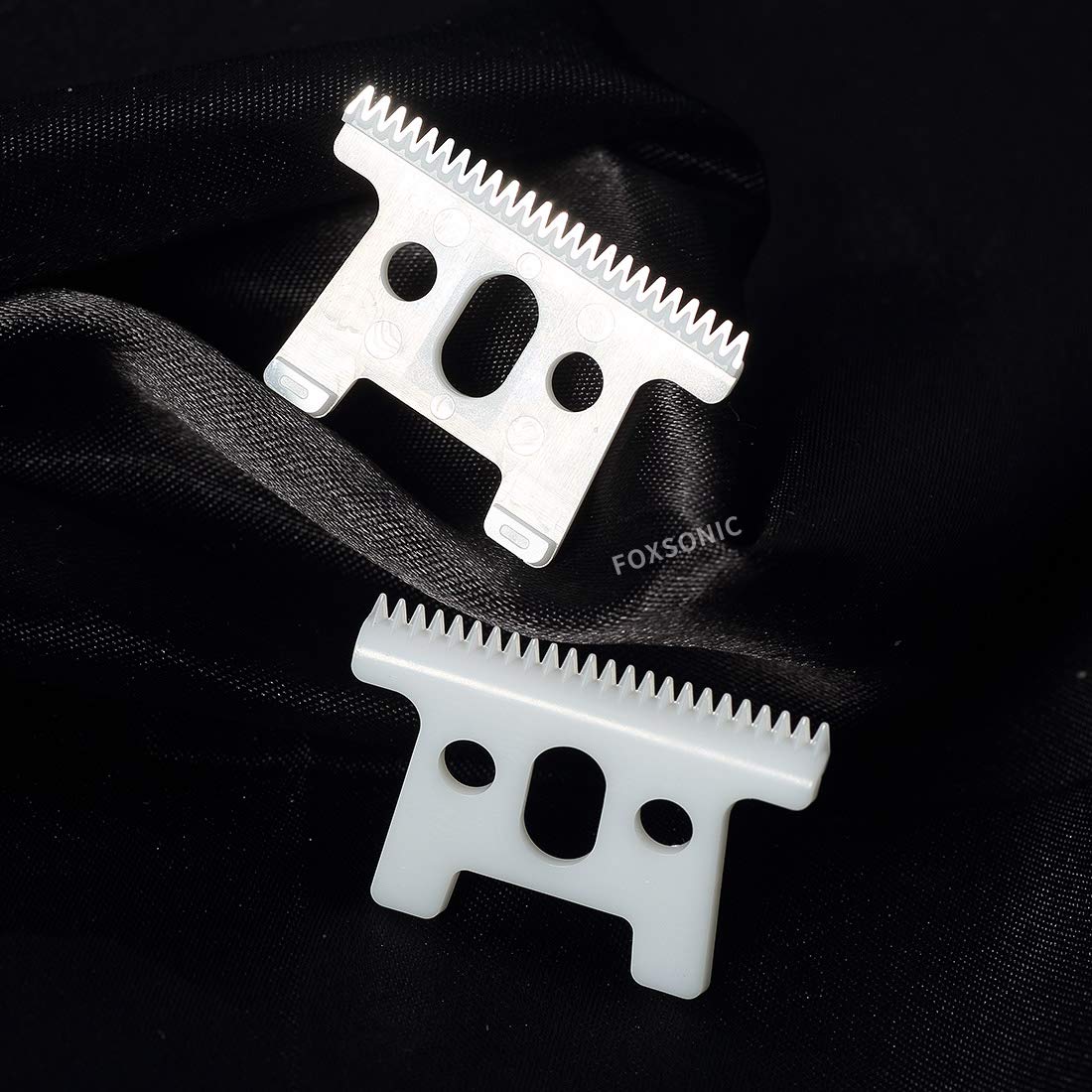 Professional 2-Hole Clipper Blades, Ceramic Replacement Blades for Wahl Senior Cordless Clipper