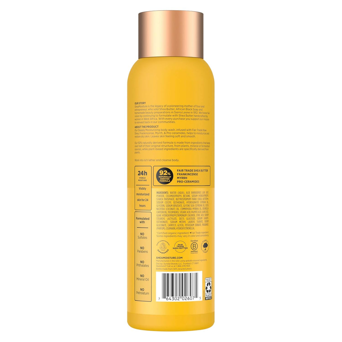 SheaMoisture African Black Soap Body Wash Calm and clearing body wash 18 Oz