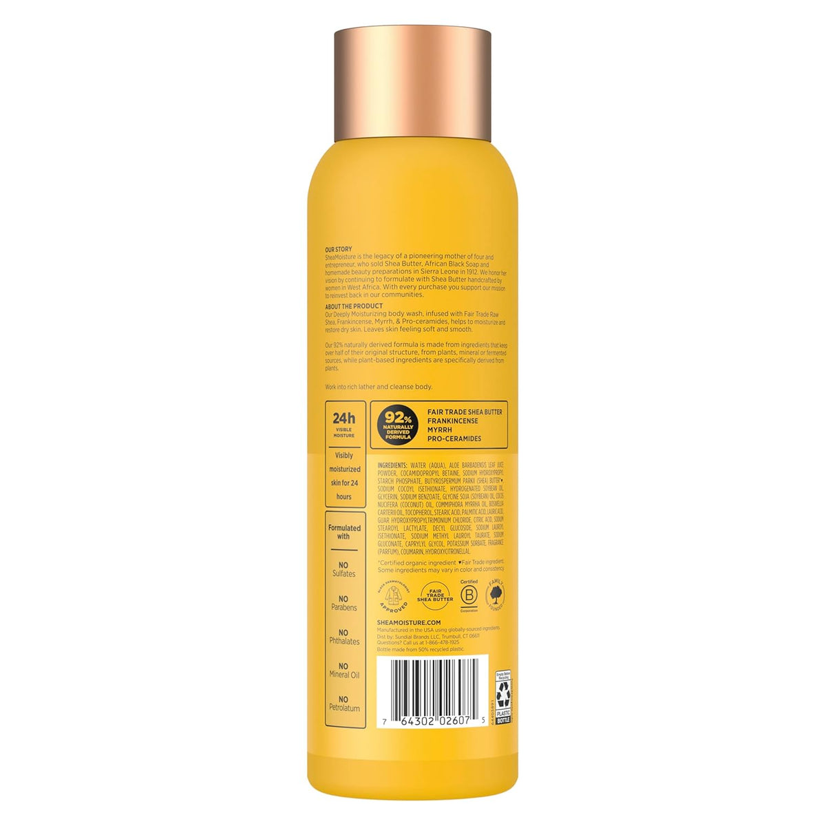SheaMoisture African Black Soap Body Wash Calm and clearing body wash 18 Oz
