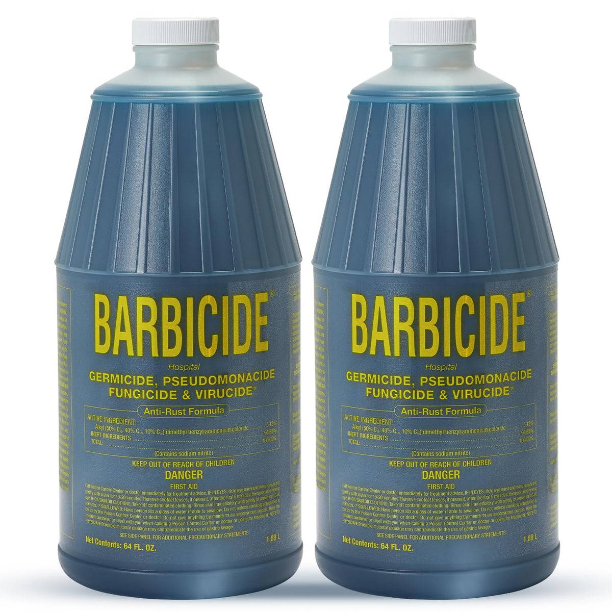 BARBICIDE Disinfectant Concentrate – Pint (16 Fl Oz) | EPA-Registered, Hospital-Grade Germicide for Salons & Barbershops | Anti-Rust Solution for Shears, Combs & Professional Tools