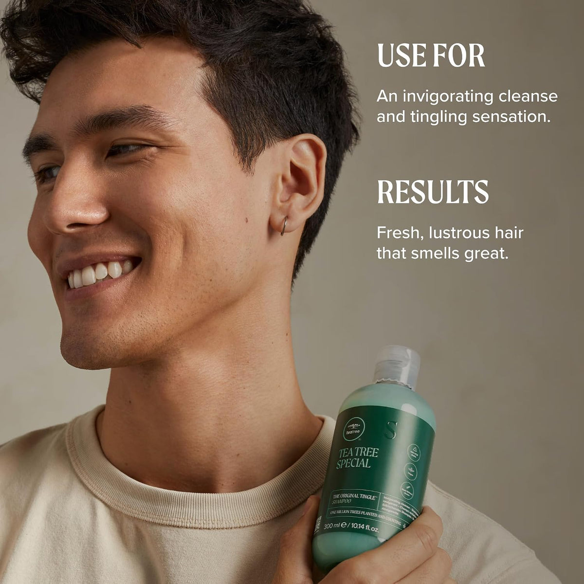 Tea Tree Special Shampoo, Deep Cleans, Refreshes Scalp, Especially Oily Hair, For All Hair Types