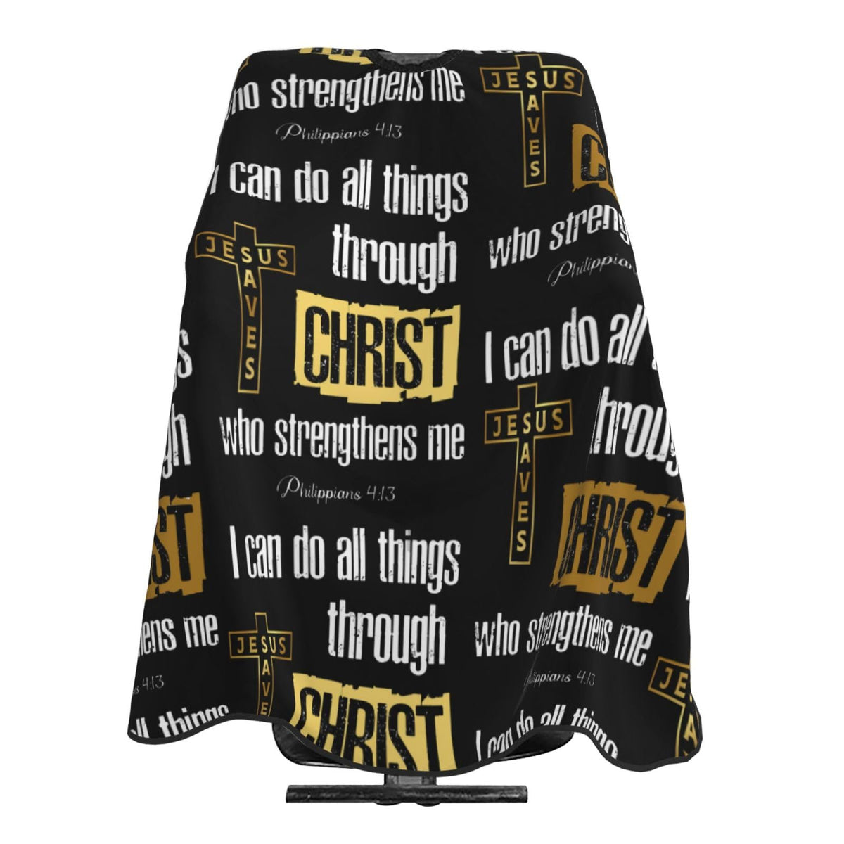 Christian Barber Cape, Jesus Hair Cutting Barber Cape Salon and Dyeing Styling Cloth for Women/Men