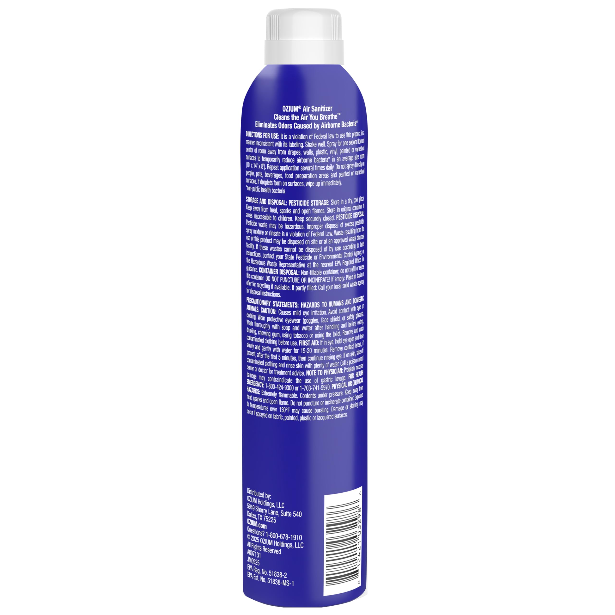 Ozium Air Sanitizer & Odor Eliminator