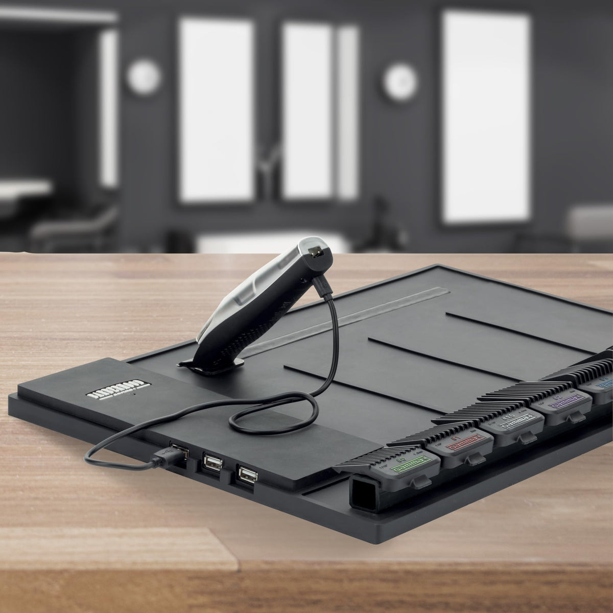 GAMMA+ Professional Barber Appliance Magnetic Mat and Station Organizer, Anti-Slip, Durable Hair Styling Tools