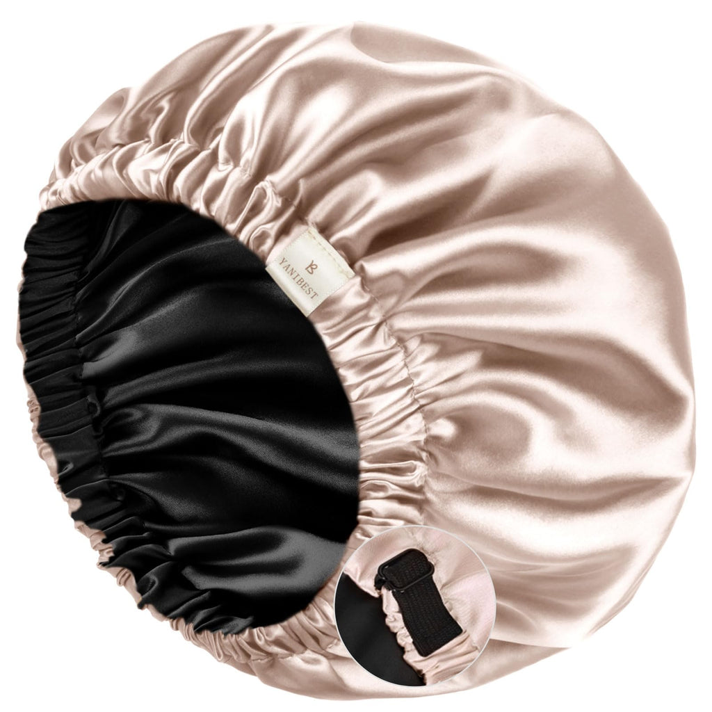Yanibest Satin Sleep Bonnet – Adjustable Double Layer