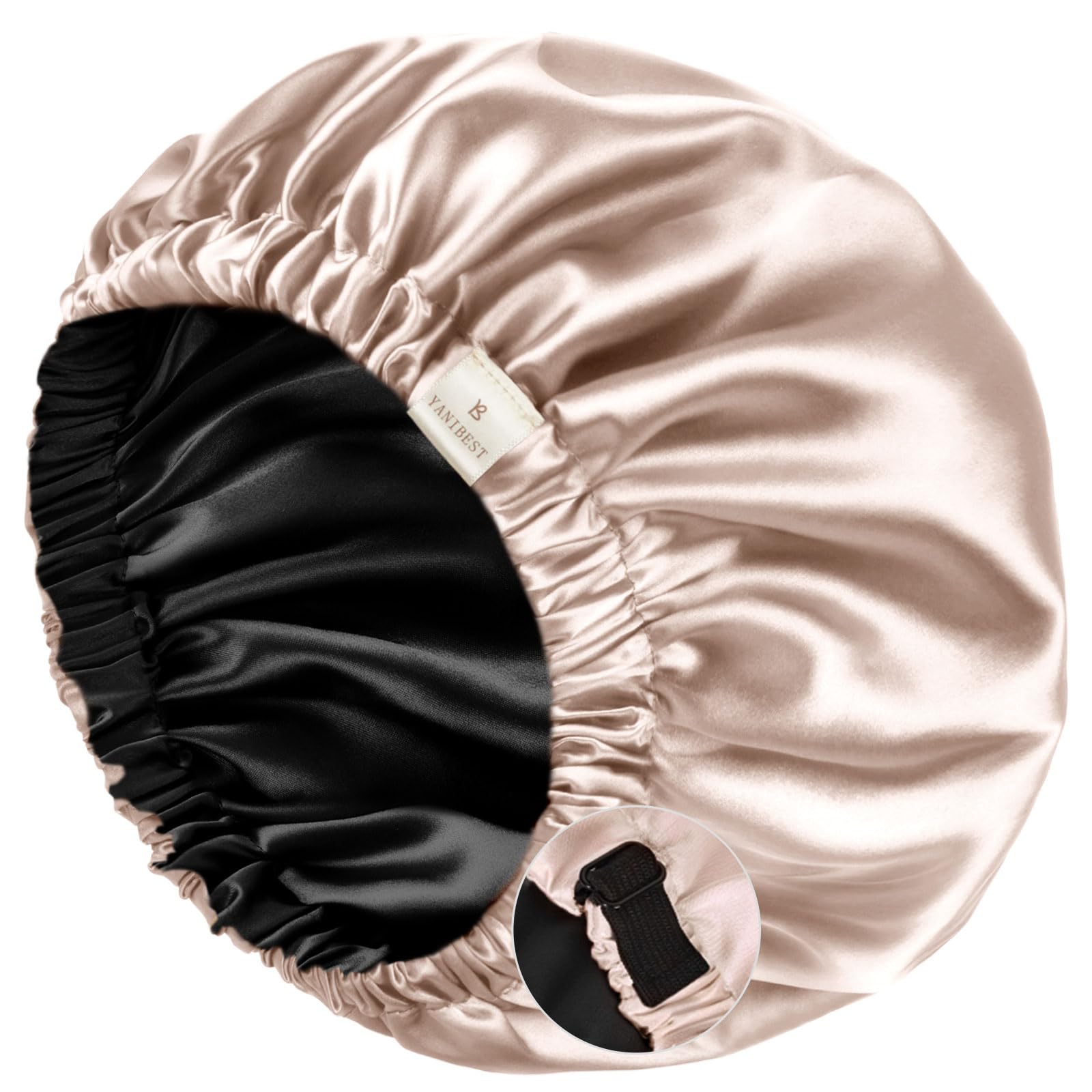 Yanibest Satin Sleep Bonnet – Adjustable Double Layer
