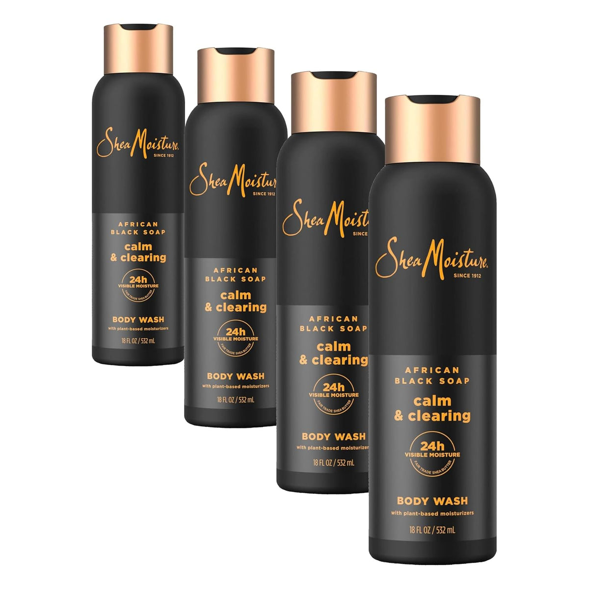 SheaMoisture African Black Soap Body Wash Calm and clearing body wash 18 Oz