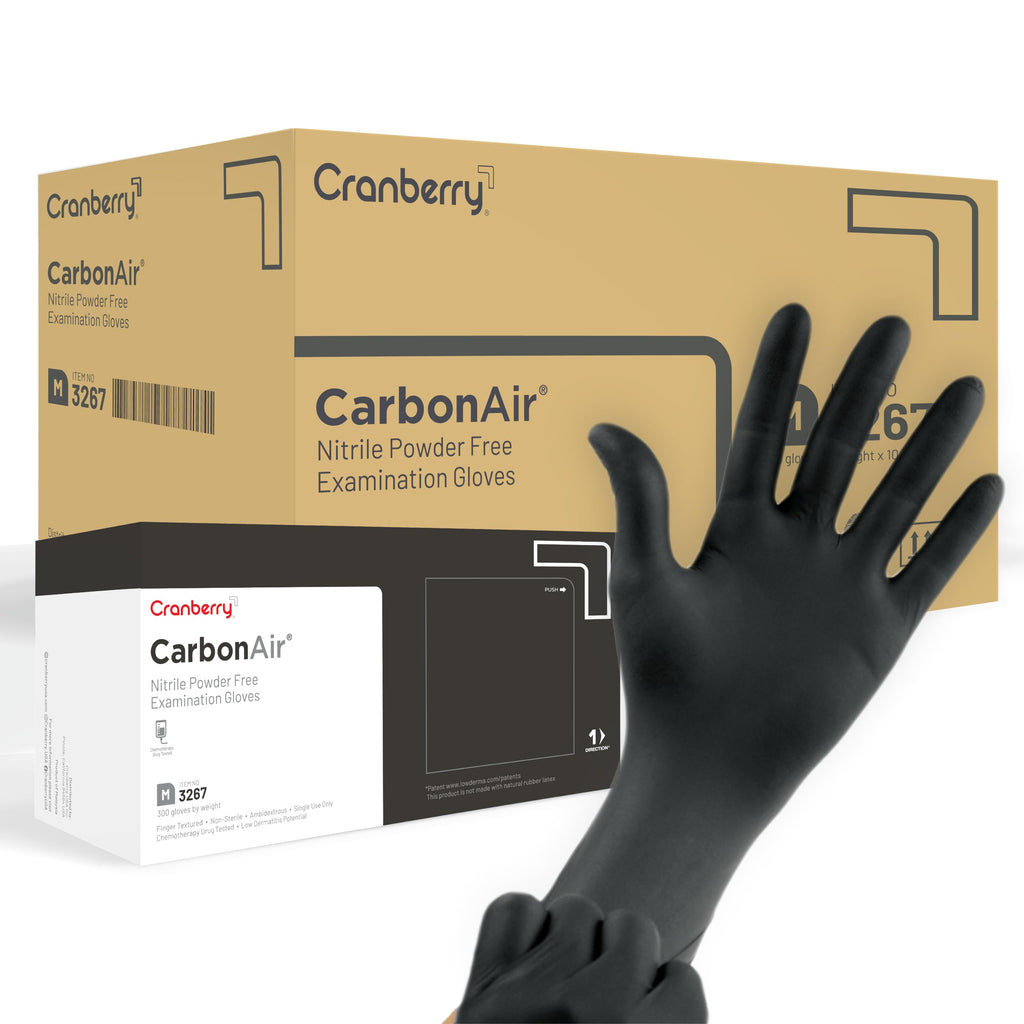 Cranberry Carbon Air Nitrile Gloves