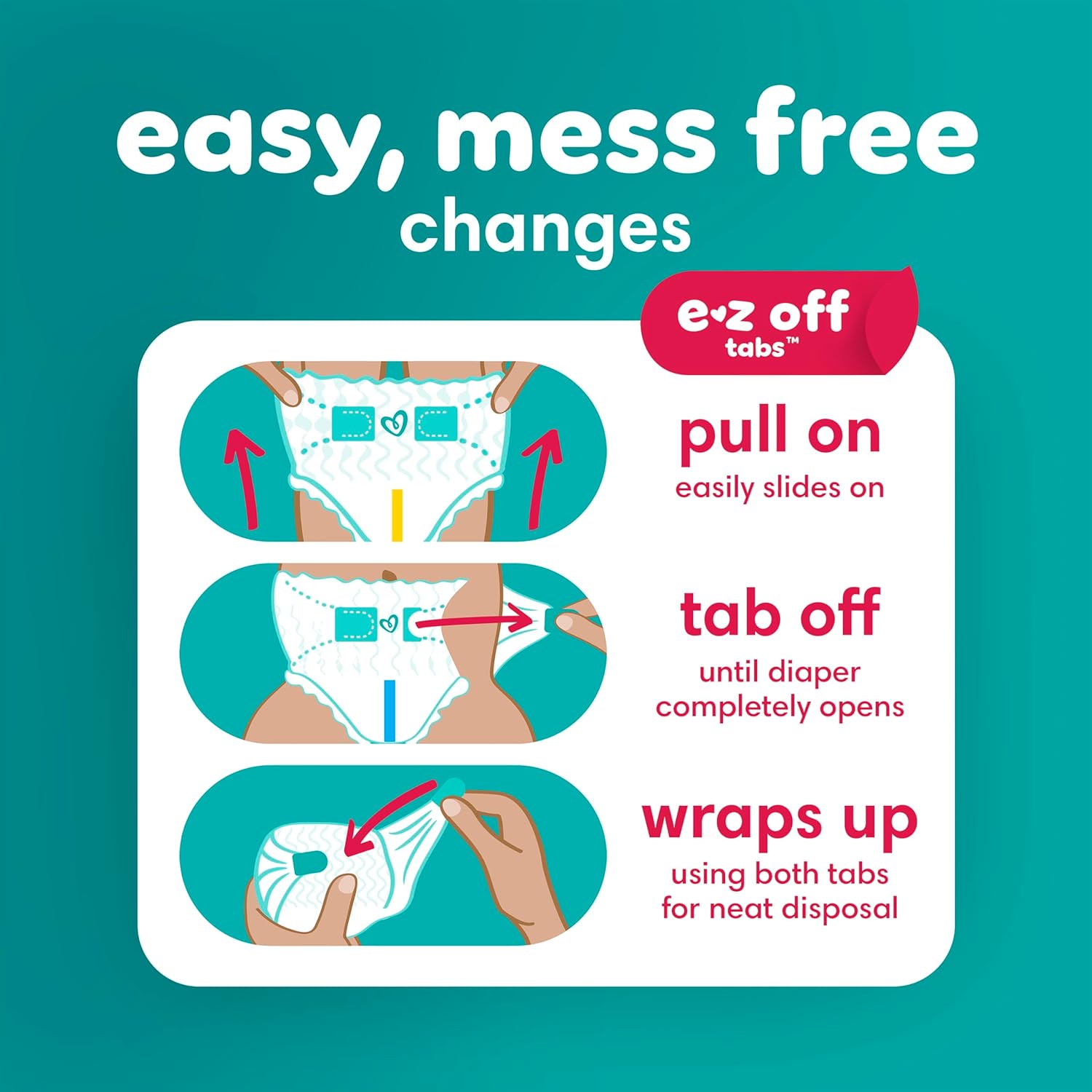 Pampers Diapers - Cruisers 360 - Size 7, 88 Count, Babyproof up to 100% Leakproof Pull-On Diaper