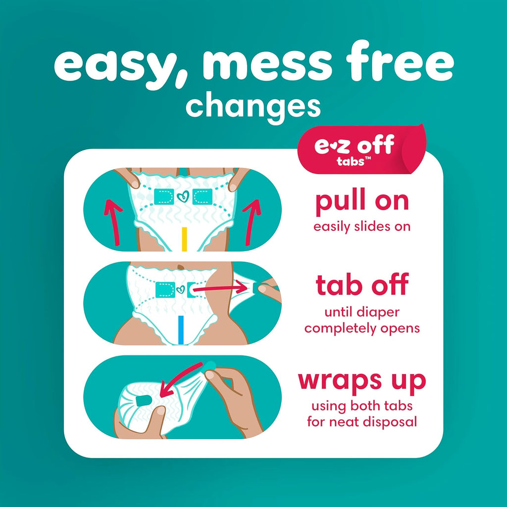 Pampers Diapers - Cruisers 360 - Size 7, 88 Count, Babyproof up to 100% Leakproof Pull-On Diaper
