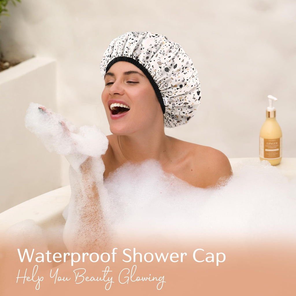 Yanibest Shower Cap – Waterproof Double Layer