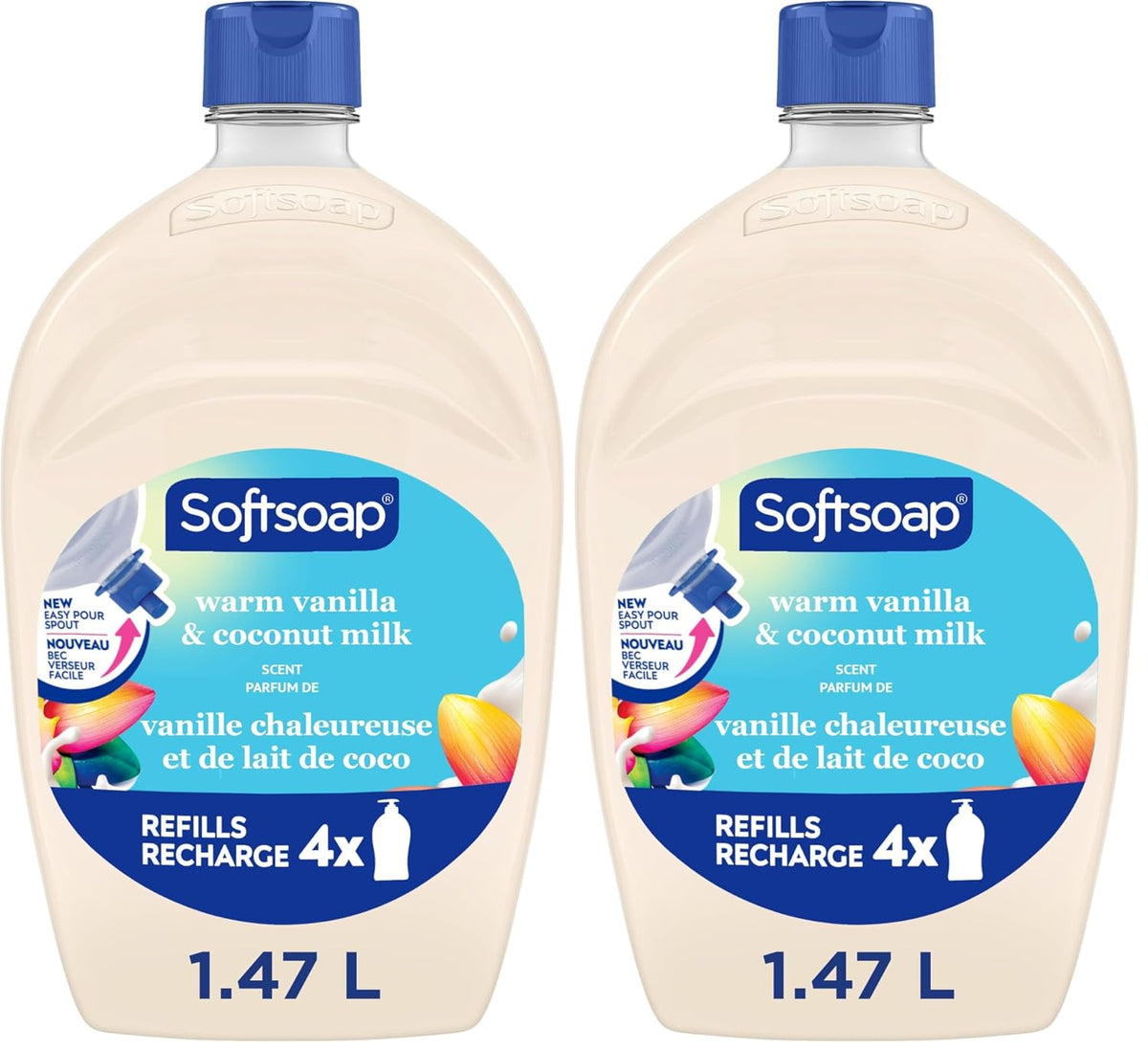 Softsoap Antibacterial Hand Soap Refill, White Tea & Berry Scent, 50 fl oz