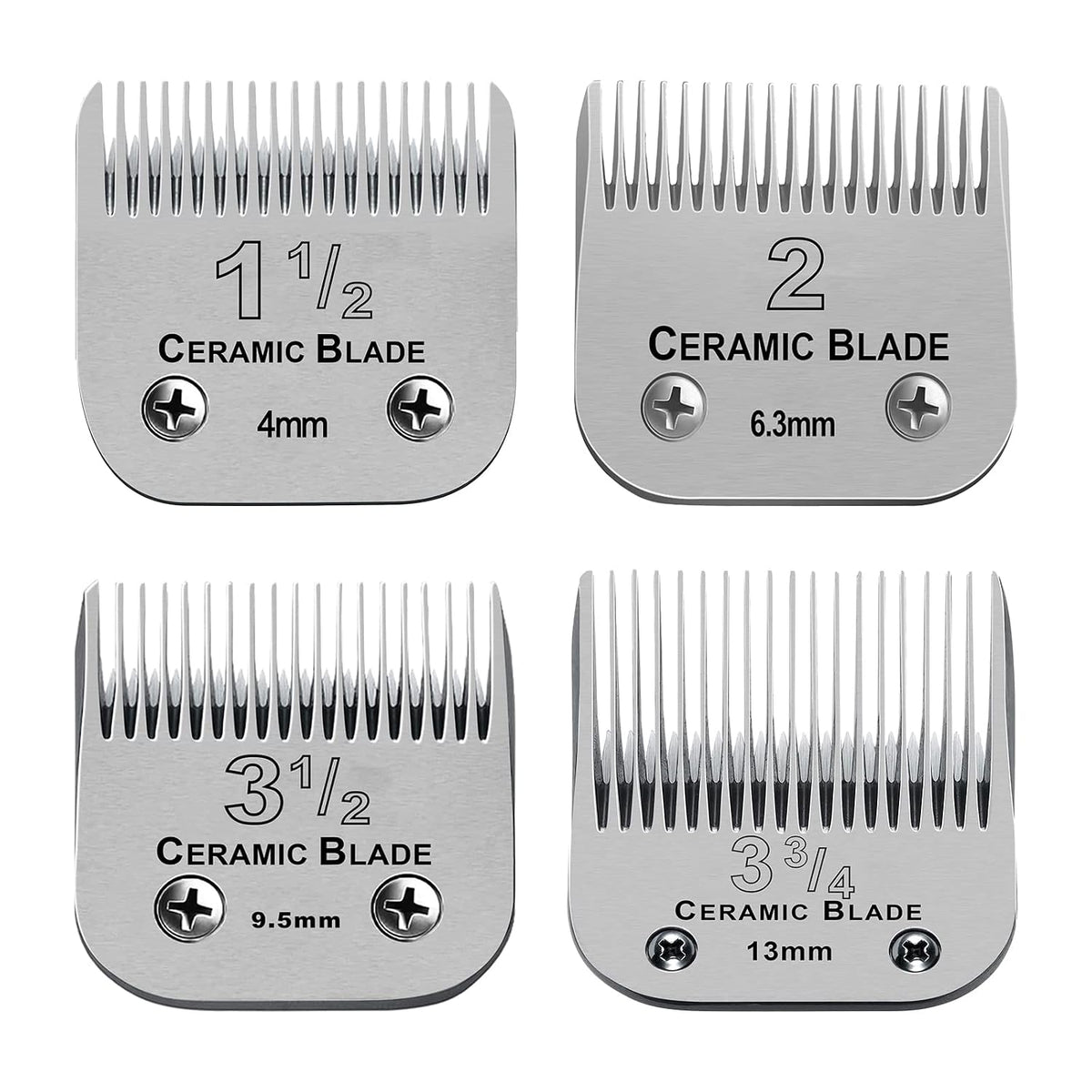 Detachable Ceramic Blade set compatible with Andis/Oster Classic 76 Clipper