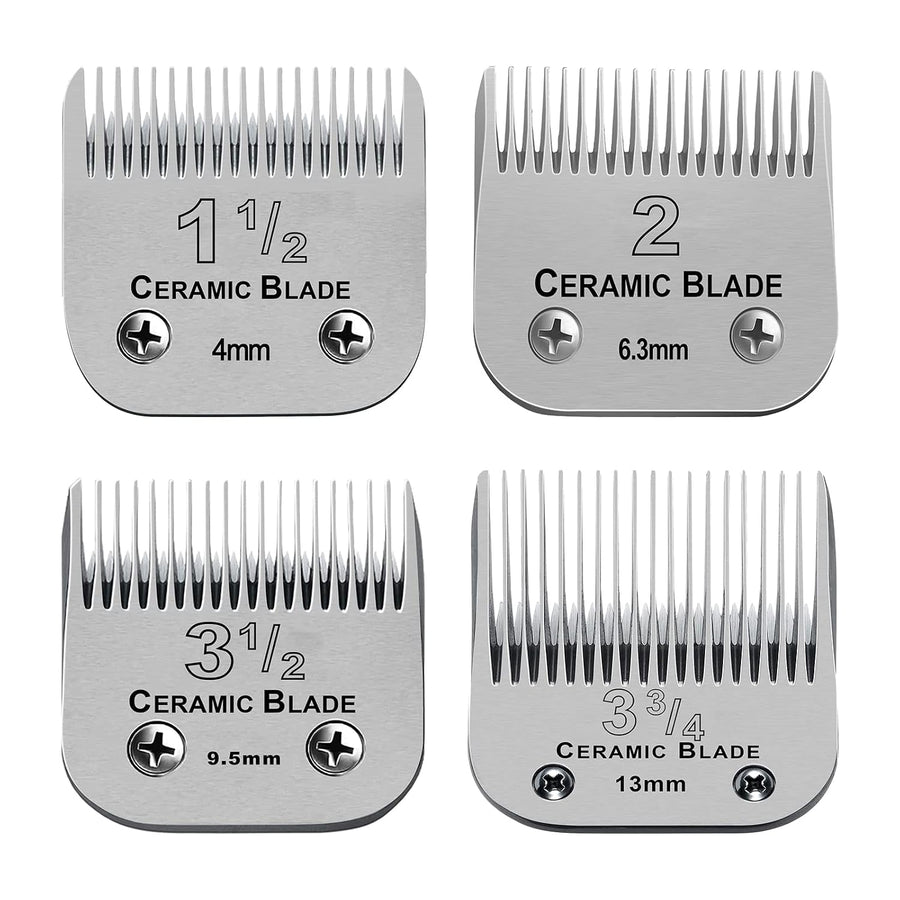 Detachable Ceramic Blade set compatible with Andis/Oster Classic 76 Clipper