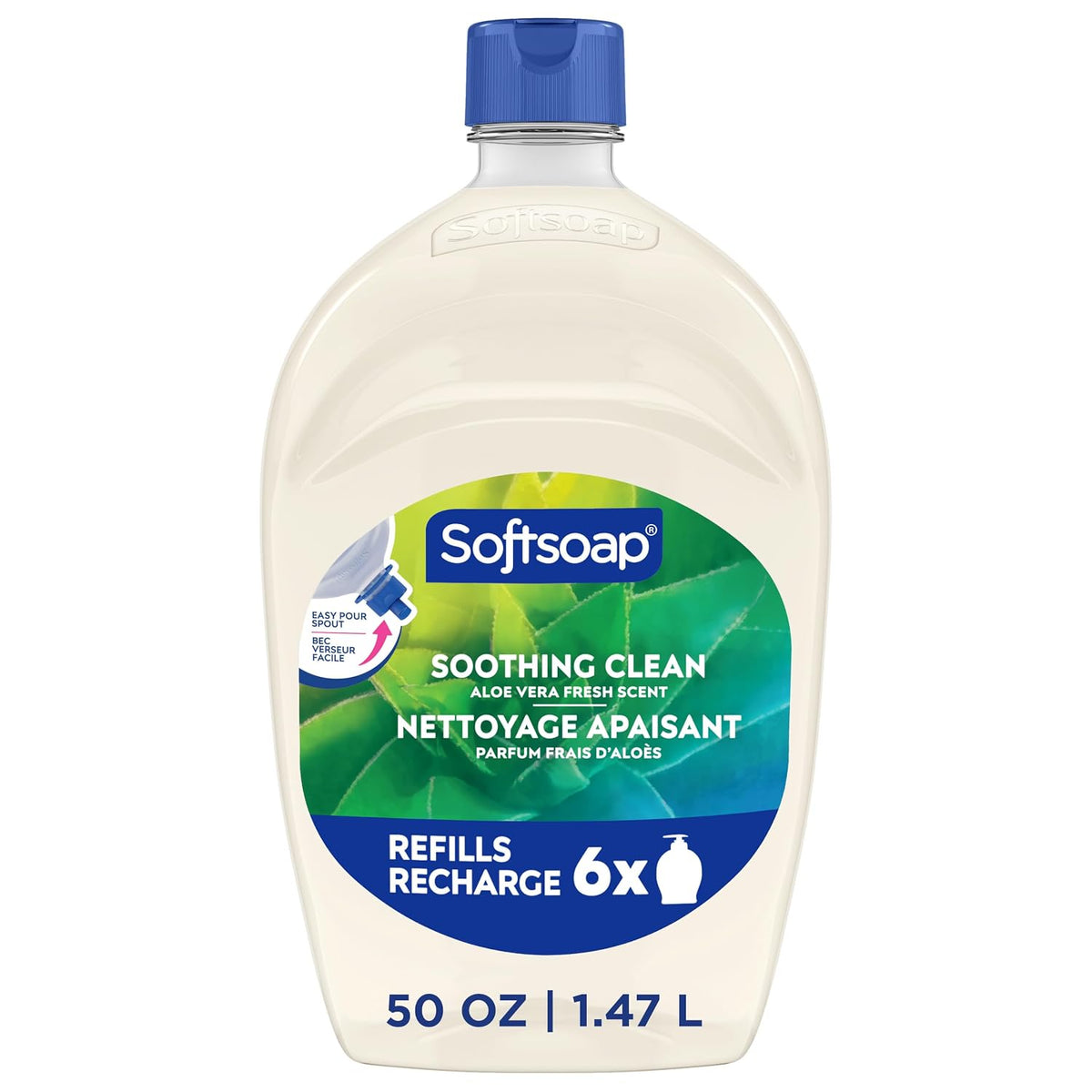 Softsoap Antibacterial Hand Soap Refill, White Tea & Berry Scent, 50 fl oz