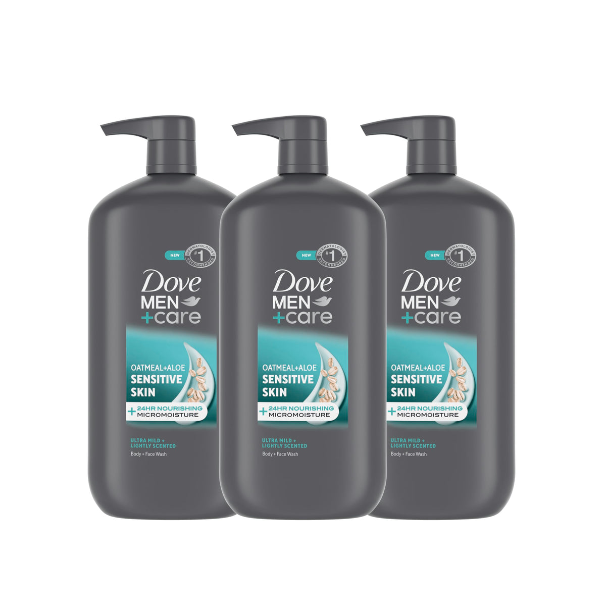 DOVE MEN Moisturizing Body Wash for Men, Eucalyptus + Cedar Oil, 26oz