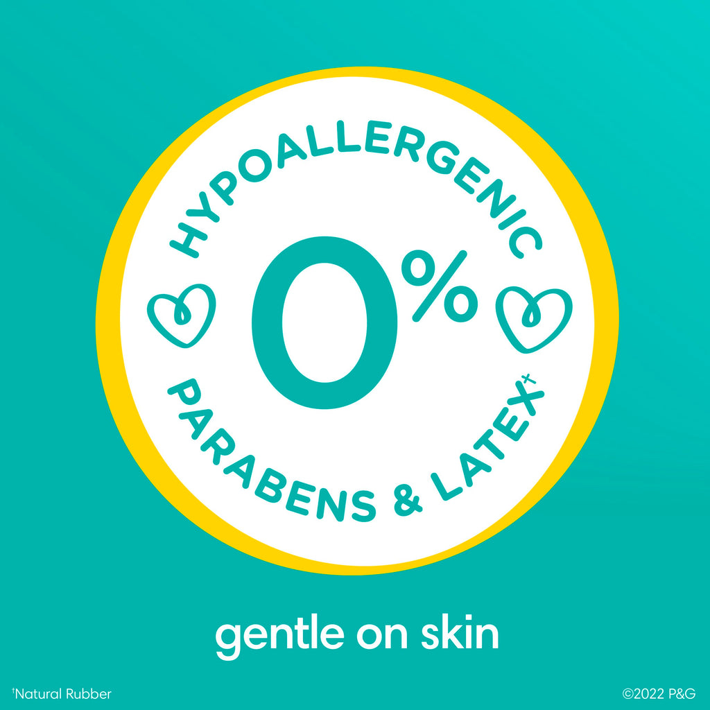 Pampers Sensitive Baby Wipes, Clinically Proven, Fragrance Free, Unscented, Water Based, Hypoallergenic, Multi-Use, Hand Wipes 1008 Wipes Total (18X Flip-Top Packs) [Packaging May Vary]