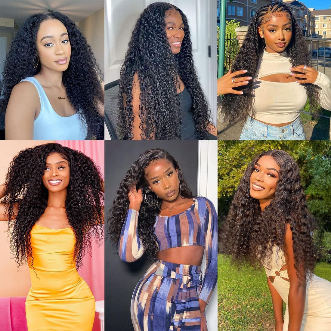 12A Brazilian Deep Wave Human Hair Bundles 18 20 22Inch 100% Unprocessed Brazilian Virgin Human Hair Weave 3Bundles Deep Wave Curly Hair Extensions