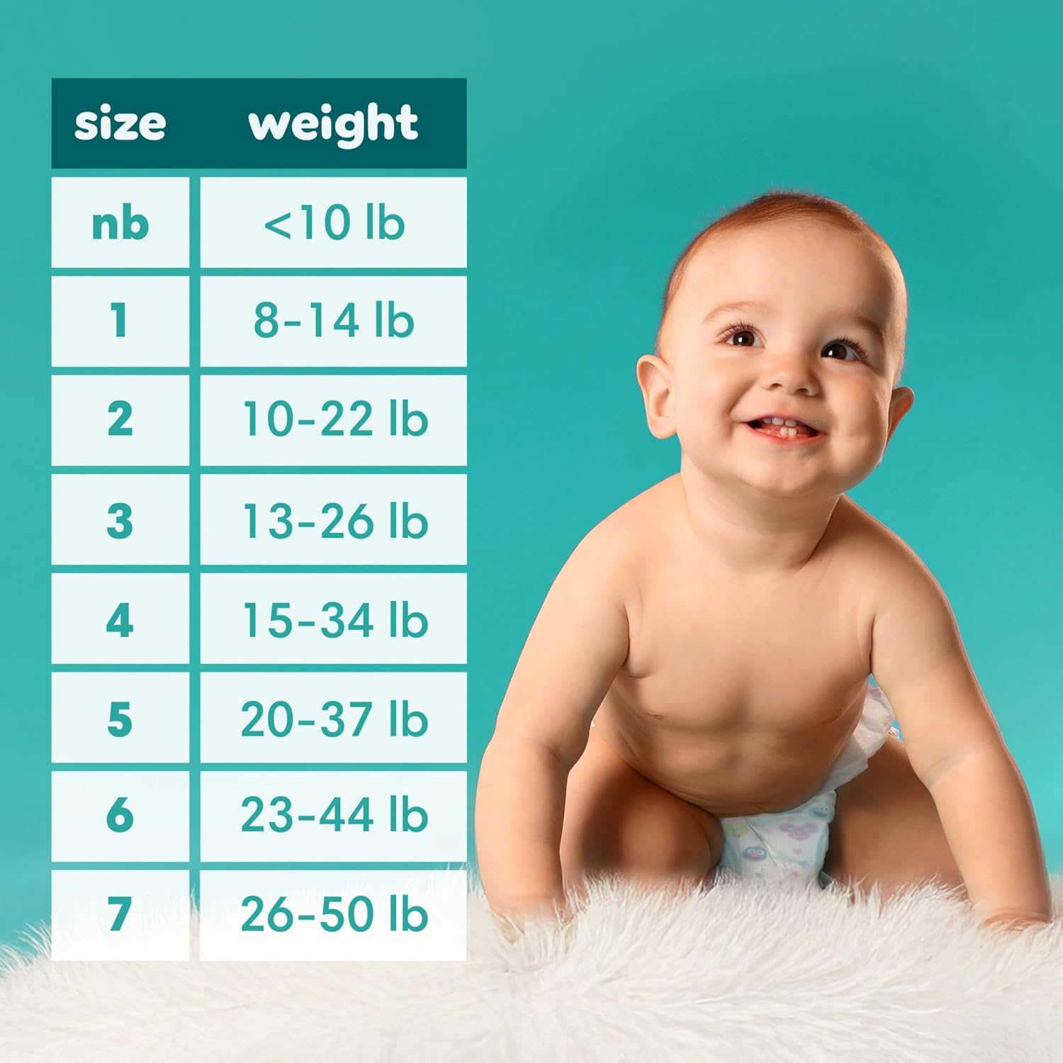 Pampers Diapers - Baby Dry - Size 3, 104 Count, Absorbent Disposable Infant Diaper (Packaging May Vary)