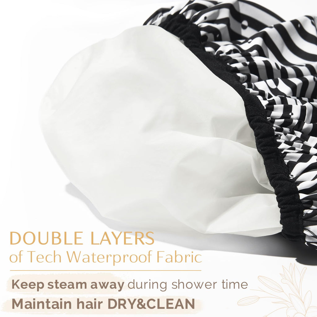 Yanibest Shower Cap – Waterproof Double Layer